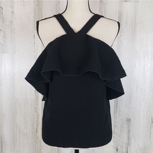 Rachel Zoe Strappy Cold Shoulder Top Sz 6
